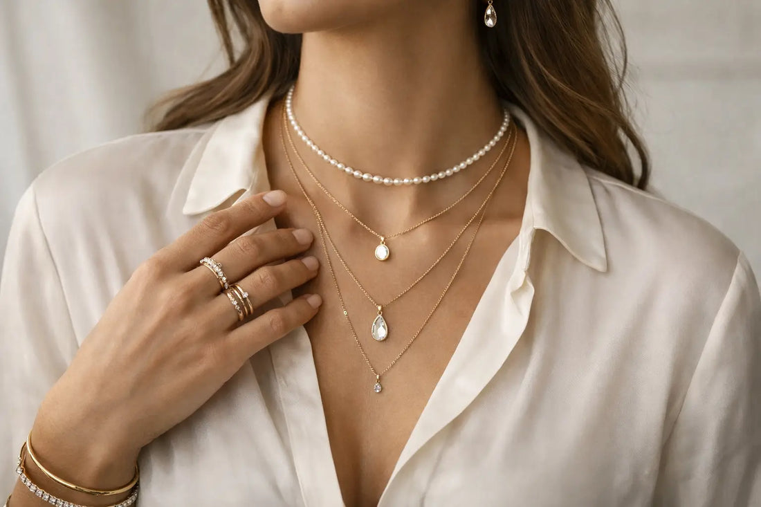How to Layer Jewelry Elegantly
