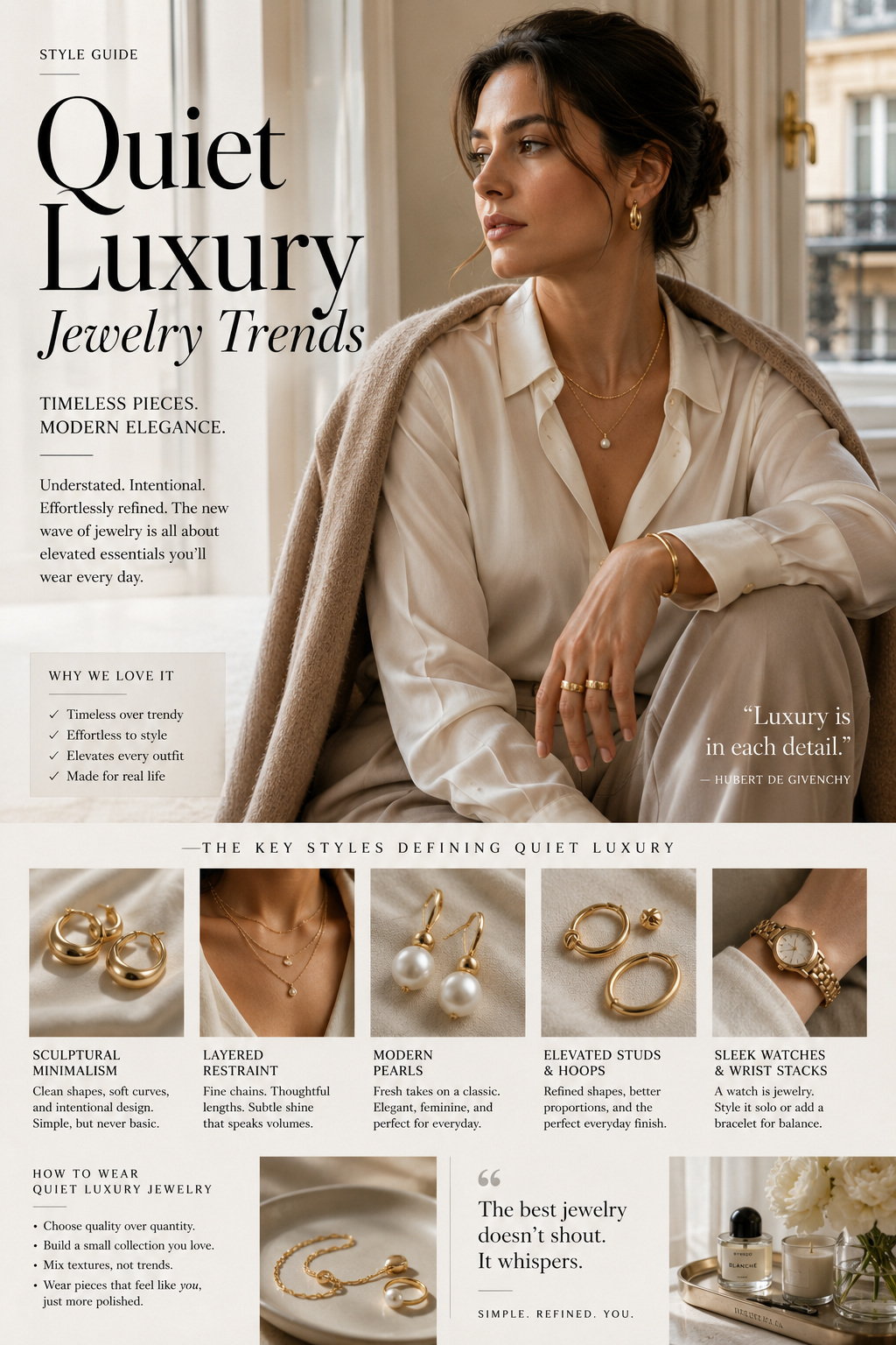 Quiet Luxury Jewelry Trends to Wear Now