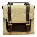 Vegan Leather Backpack – Handmade French Style Structured Mini Backpack With Adjustable Straps by navichi