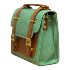 Vegan Leather Backpack – Handmade Structured French Inspired Small Bag with Adjustable Straps by navichi