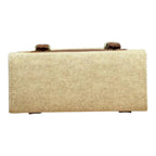 Vegan Leather Backpack – French Style Canvas Structured Beige Bag With Durable Vegan Leather by navichi