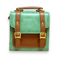Vegan Leather Satchel – Structured Handbag With Adjustable Strap | French Style Purse by navichi