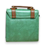 Vegan Leather Satchel – Structured Handbag With Adjustable Strap | French Style Purse by navichi