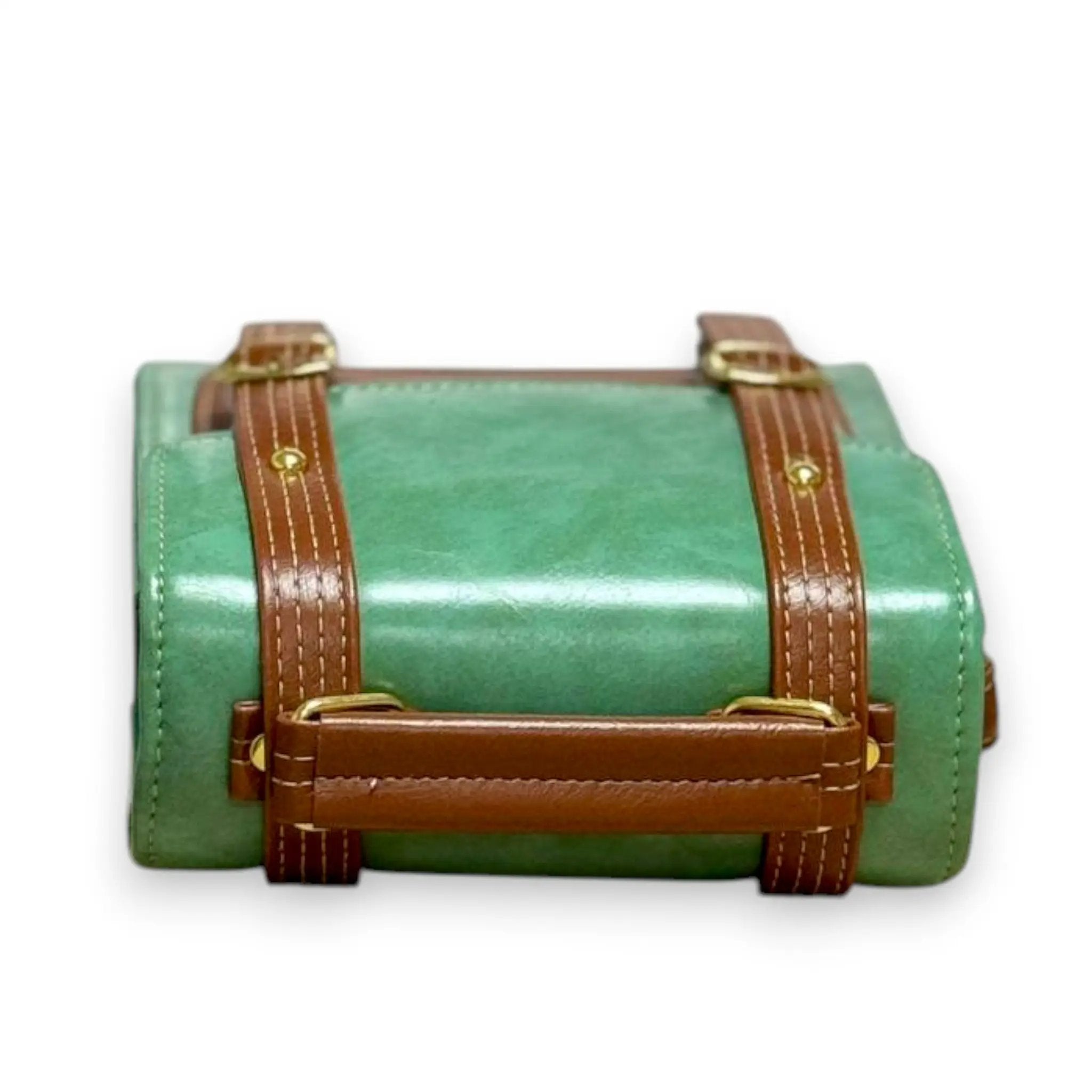 Vegan Leather Satchel – Structured Handbag With Adjustable Strap | French Style Purse by navichi