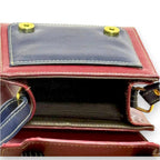 Vegan Leather Satchel – Structured Burgundy French Style Bag With Adjustable Straps by navichi