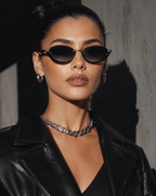 KAMMPT Oval Vintage Sunglasses Women Stylish Gradient Multi-color Casual Decor Shades 2025 New Trendy Brand Design Sun Glasses by Hegichi