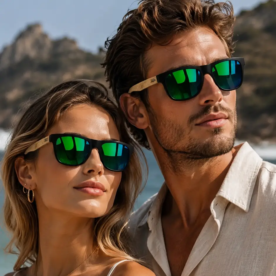 Vintage Square Frame Sunglasses — UV400 | Hegichi by Hegichi
