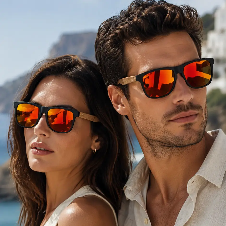 Vintage Square Frame Sunglasses — UV400 | Hegichi by Hegichi