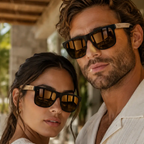 Vintage Square Frame Sunglasses — UV400 | Hegichi by Hegichi