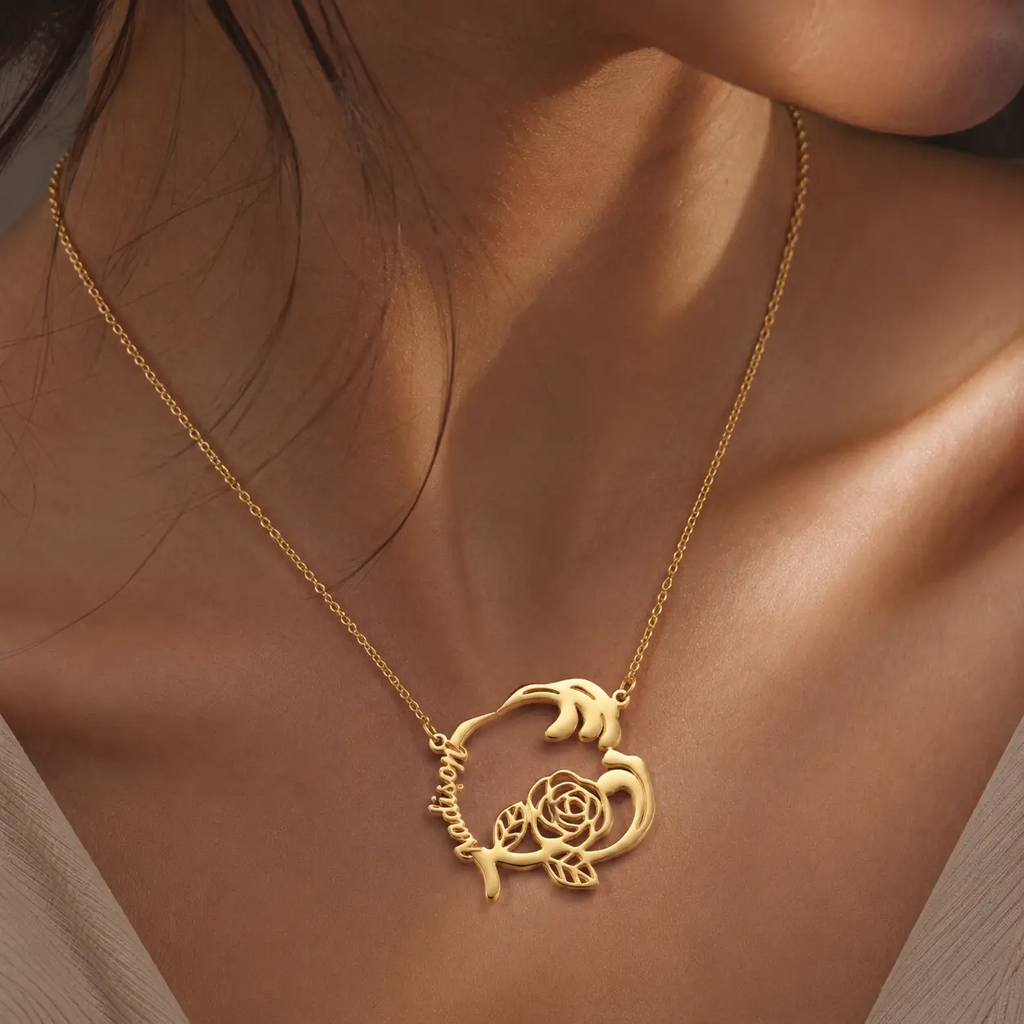 Stainless Steel Personalized Name Necklace, Perfect for a special gift by Hegichi