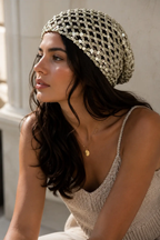 Women's Sparkling Sequined Knit Beanie – Limited Edition Y2K Collection by Hegichi