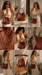 Bucket Bag Luxe Woven Effect Exclusive Edition by Hegichi