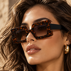 Square Polycarbonate Y2K Sunglasses In Select Style by Hegichi