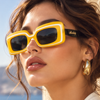 Refined Polycarbonate Square Sunglasses In Select Style by Hegichi