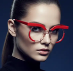 Round Transparent Blue Light Glasses – Minimal Frame by Adornity