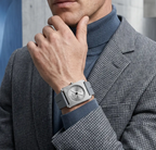 Square Quartz Watch With Alloy Case Exclusive Edition by Hegichi