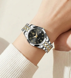 Stainless Steel Watch – Digital Dial Calendar by Adornity
