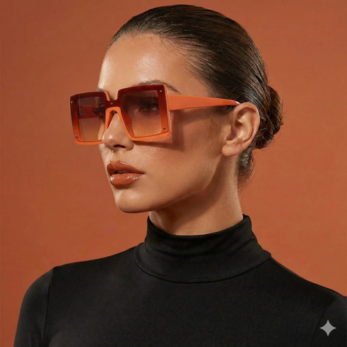 Cat-Eye Sunglasses – Bold Oversized Frame by Adornity