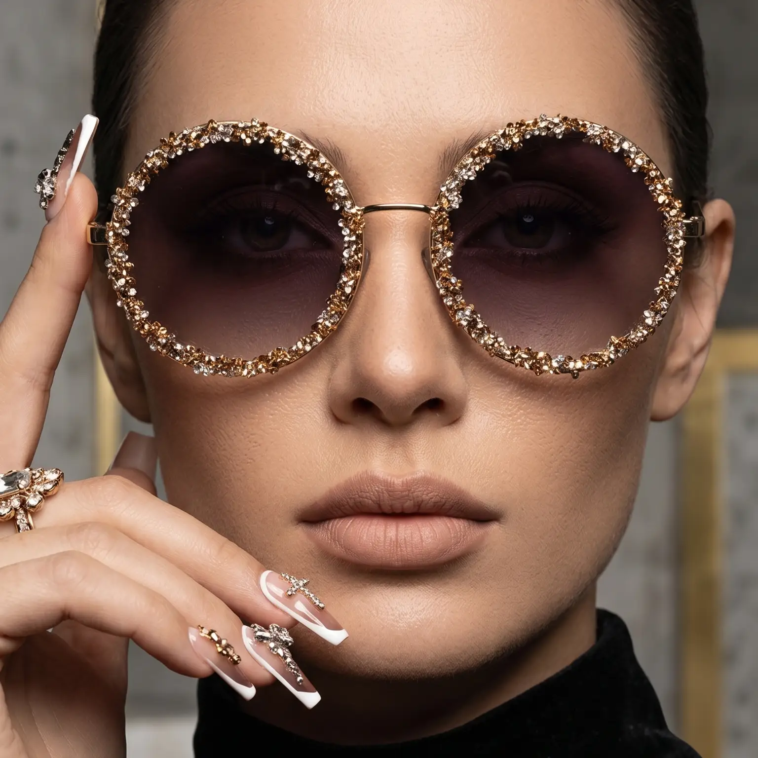 Stainless Steel Sunglasses Luxe Collection Exclusive by Hegichi