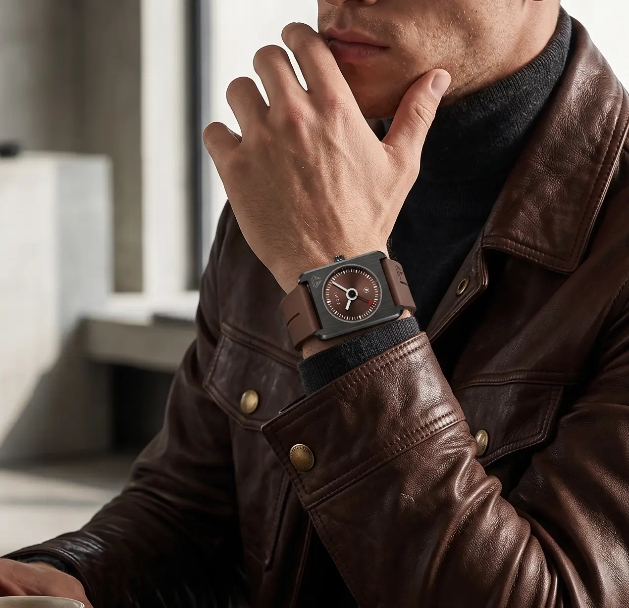 Square Quartz Watch With Alloy Case Exclusive Edition by Hegichi