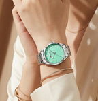 Classic Stainless Steel Watch – Quartz Luminous by Adornity