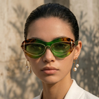 Polycarbonate Cat Eye Sunglasses Limited Edition Gradient by Hegichi