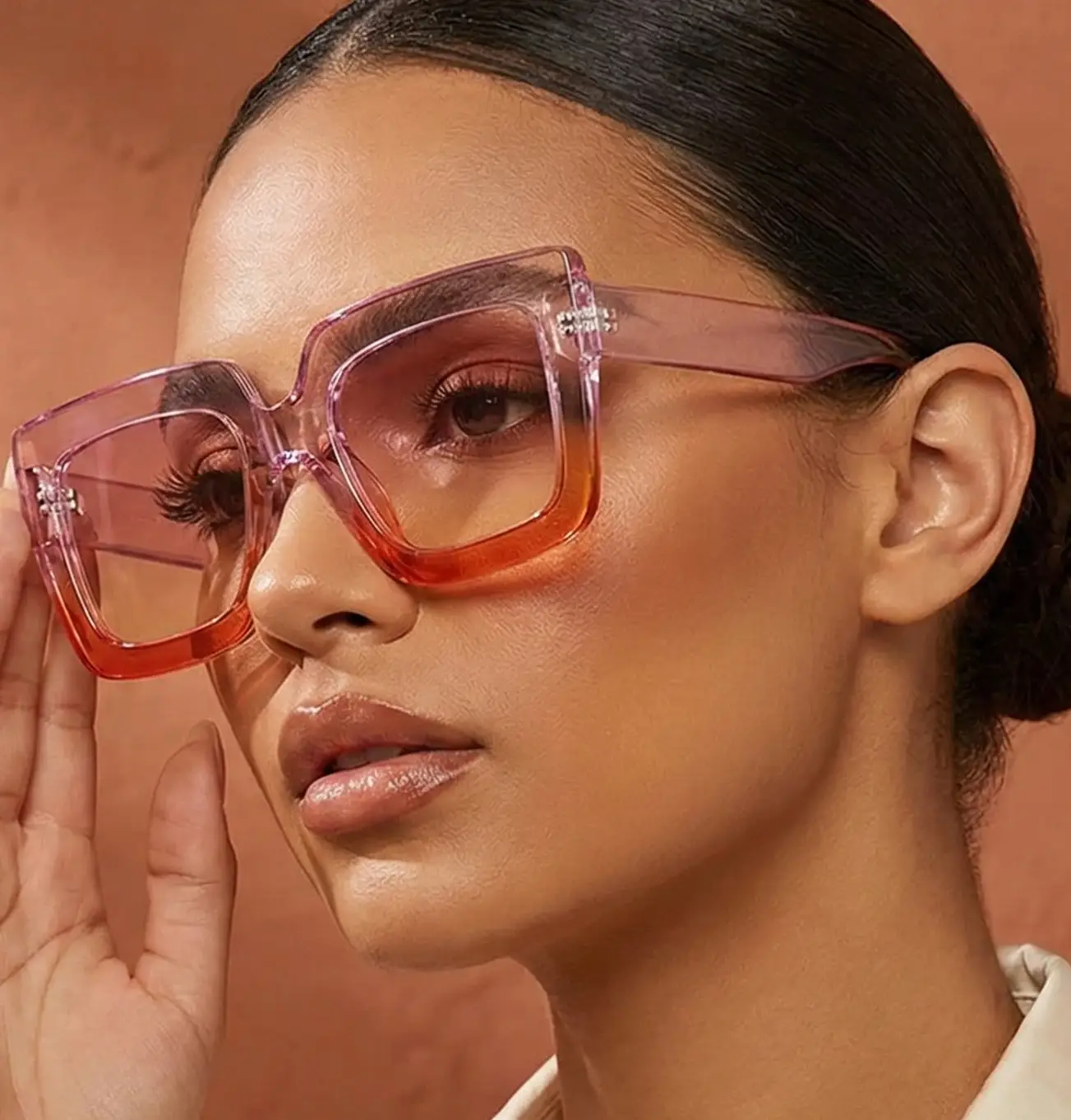 Geometric Square Reading Glasses – Retro Frame by Adornity
