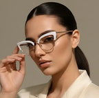 Korean Style Cat Eye Glasses – Blue Light Filter by Adornity
