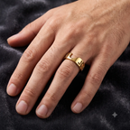 Personalized Name Ring – Adjustable Stainless Steel | Silver, Gold, Rose Gold & Black by Hegichi