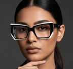 Vintage Cat Eye Blue Light Glasses – Prescription Ready by Adornity