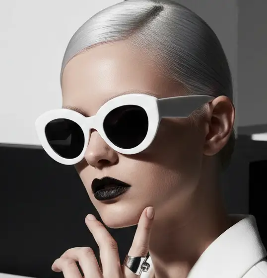 Oversized Sunglasses – Bold Cat-Eye Frame by Adornity