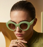 Oversized Sunglasses – Bold Cat-Eye Frame by Adornity