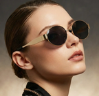 Oval Sunglasses for Women Men Trendy Metal Frame Sun Glasses Classic Shades by Adornity