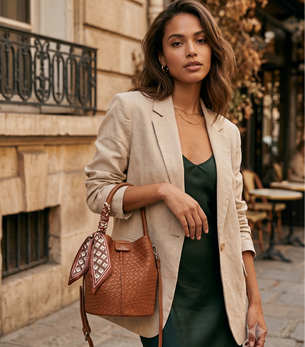 Bucket Bag Luxe Woven Effect Exclusive Edition by Hegichi