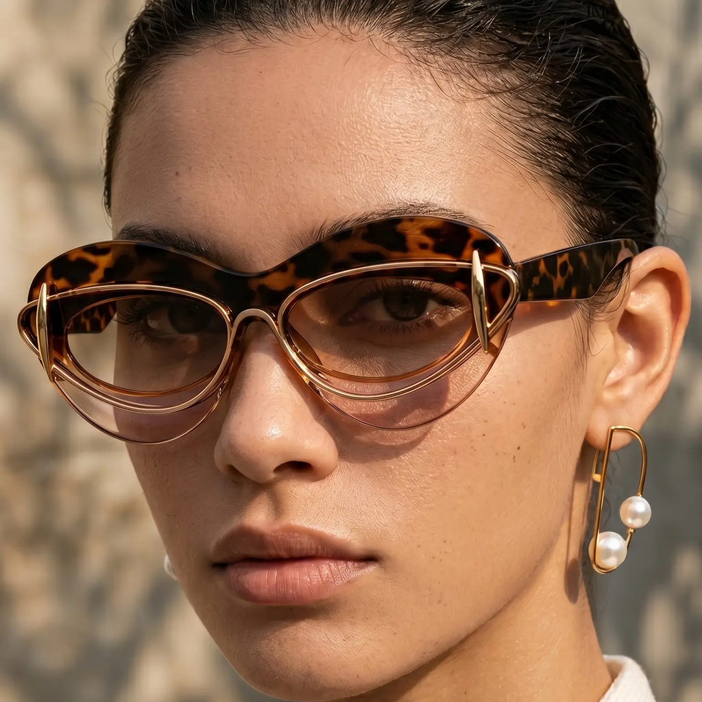 Polycarbonate Cat Eye Sunglasses Limited Edition Gradient by Hegichi