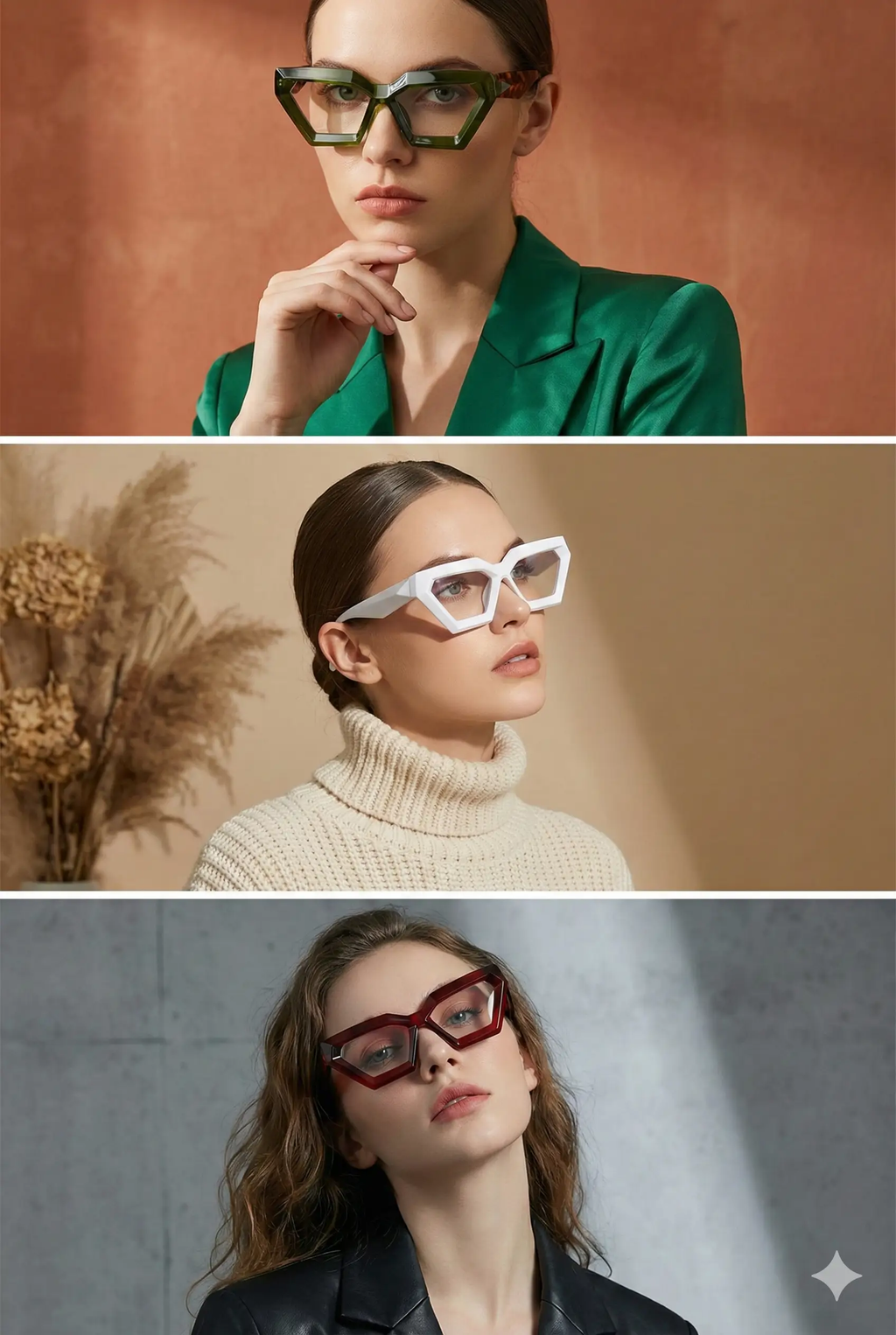 Adornity Diamond Shape Blue Light Glasses Diamond Collection Limited Edition For Women Premium Comfort