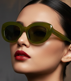 Oversized Sunglasses – Bold Cat-Eye Frame by Adornity