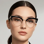 Korean Style Cat Eye Glasses – Blue Light Filter by Adornity
