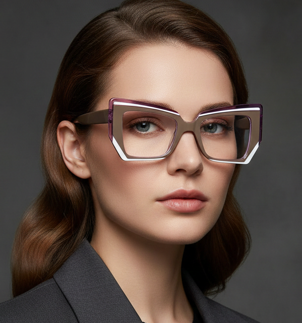 Vintage Cat Eye Blue Light Glasses – Prescription Ready by Adornity