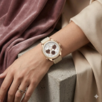 Heart Shape Watch – Dual Display Analog-Digital by Adornity