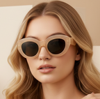Oversized Sunglasses – Bold Cat-Eye Frame by Adornity