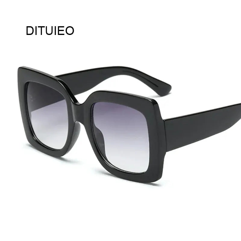 Oversized Square Sunglasses Woman Brand Designer Clear Lenses Sun Glasses Female Three Colors Big Frame Party Eye Glasses Oculos by Adornity