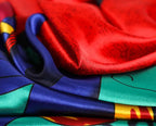 Elegant Silk Square Scarf – Satin 90x90 cm by Adornity