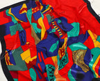 Elegant Silk Square Scarf – Satin 90x90 cm by Adornity