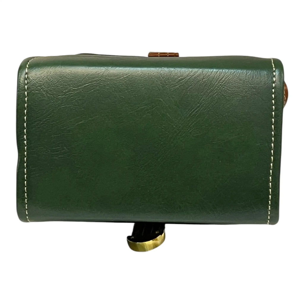 French Vegan Leather Handbag – Elegant Handmade Compact Vegan Handbag 19x13x9 cm by navichi