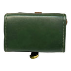 French Vegan Leather Handbag – Elegant Handmade Compact Vegan Handbag 19x13x9 cm by navichi