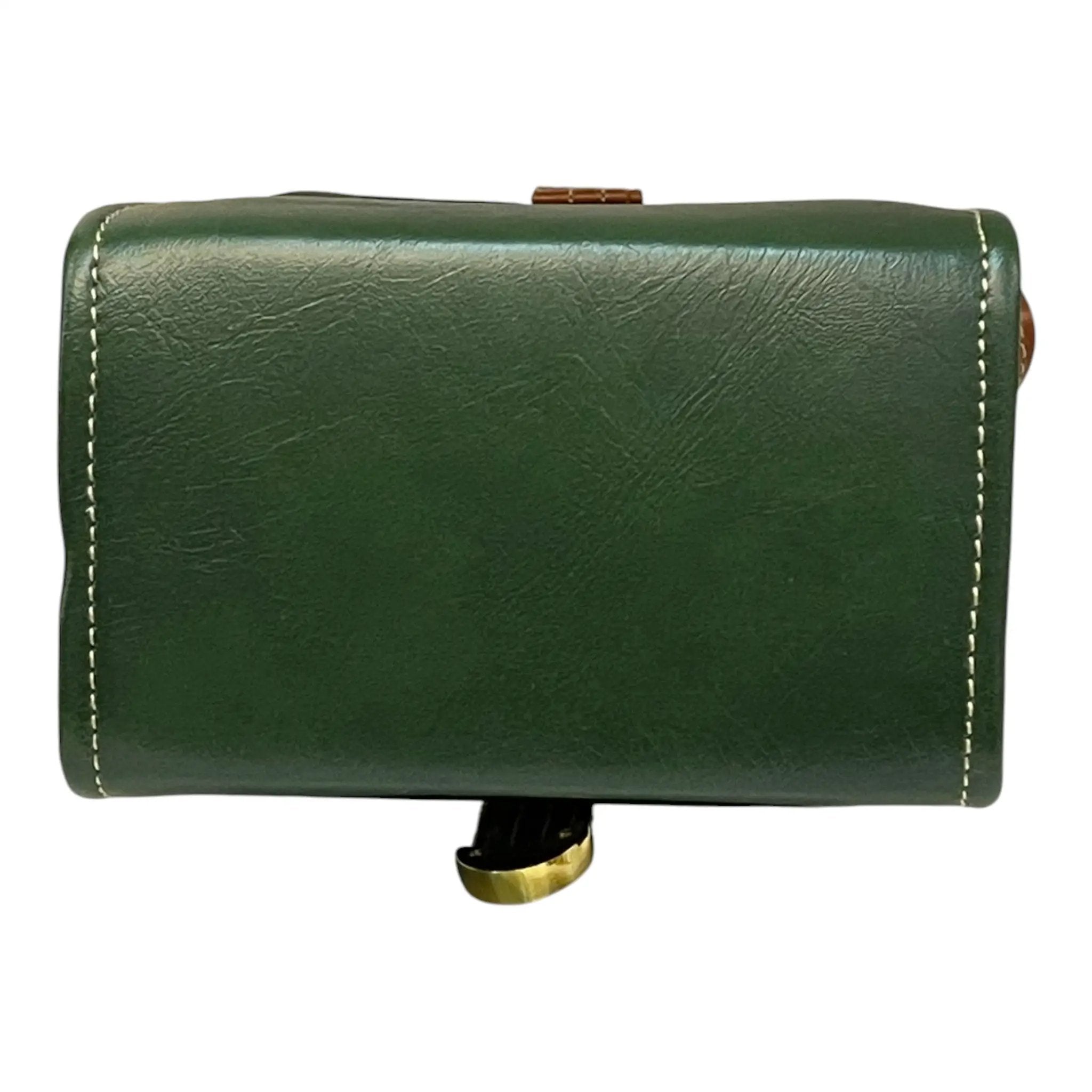 French Vegan Leather Handbag – Elegant Handmade Compact Vegan Handbag 19x13x9 cm by navichi