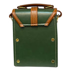 French Vegan Leather Handbag – Elegant Compact Handmade Matte Finish Purse by navichi