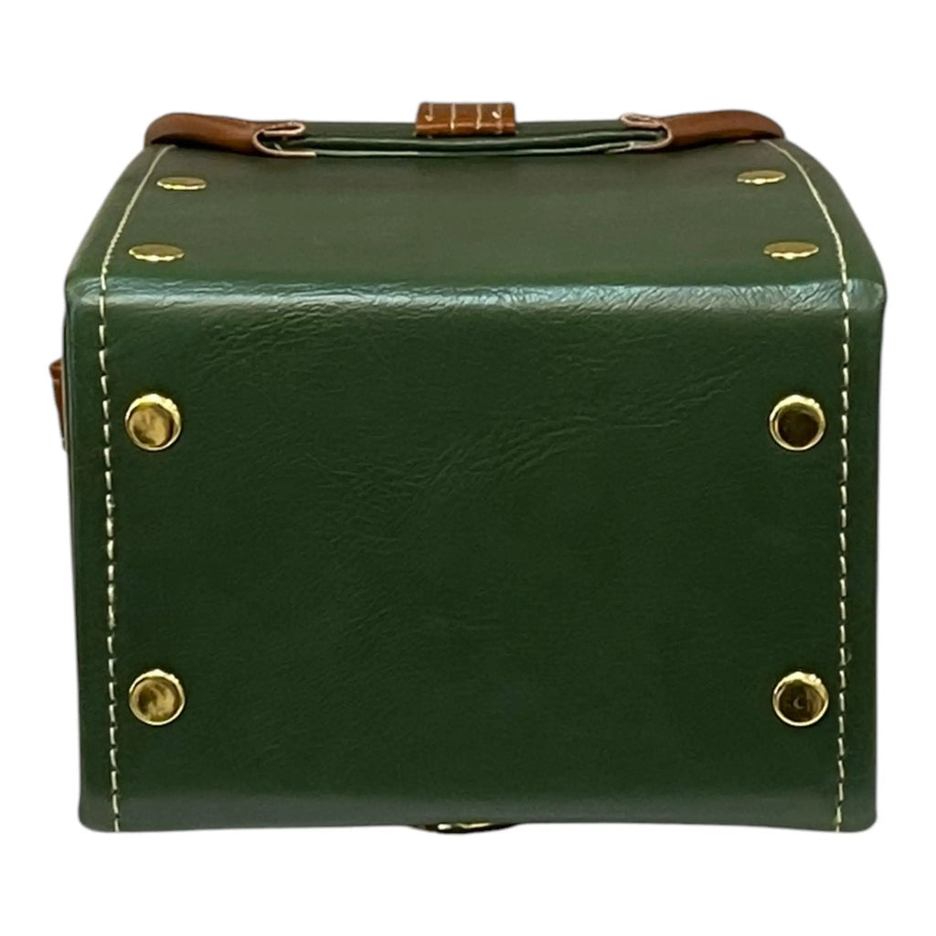 French Vegan Leather Handbag – Elegant Compact Handmade Matte Finish Purse by navichi