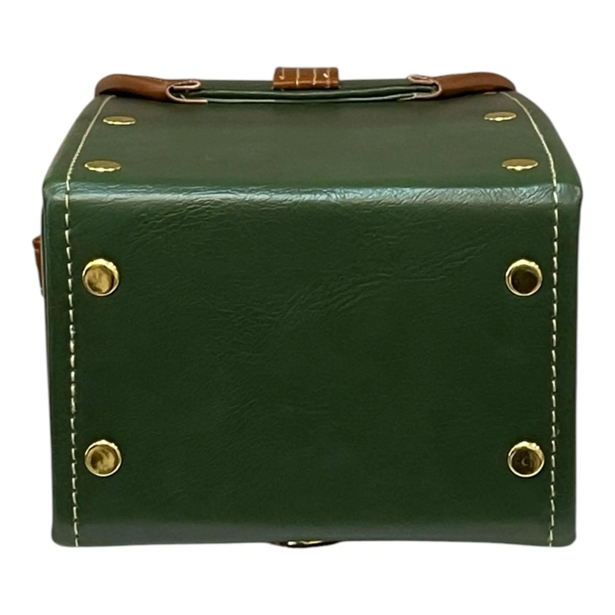 French Vegan Leather Handbag – Elegant Compact Handmade Matte Finish Purse by navichi